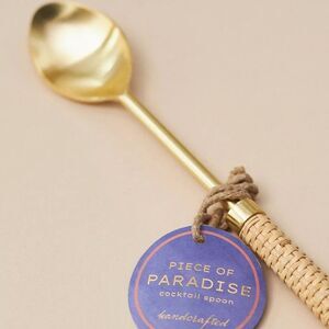 ❤️Gold-tone Cocktail Spoon